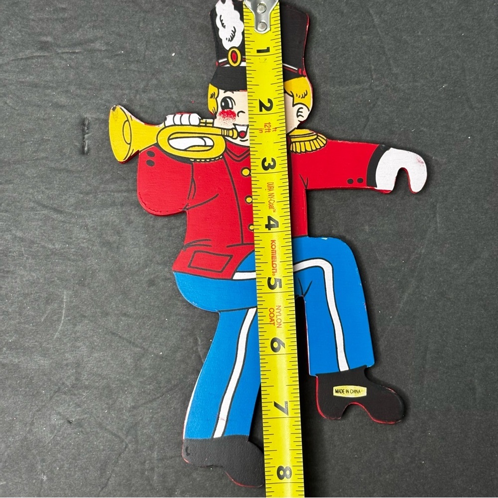 Vtg Santa And Toy Soldier Christmas Hangable Ornaments Ladder Climbers - Picture 7 of 10